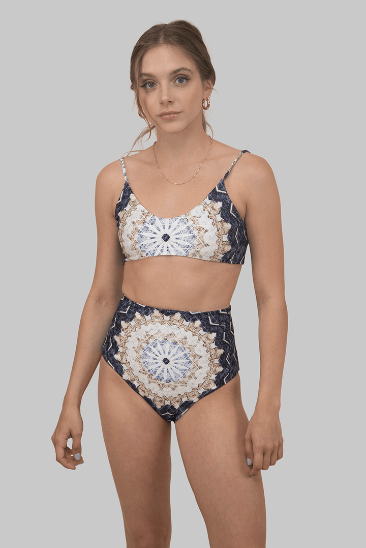 Reverie Reversible High-Waisted Bikini Bottom