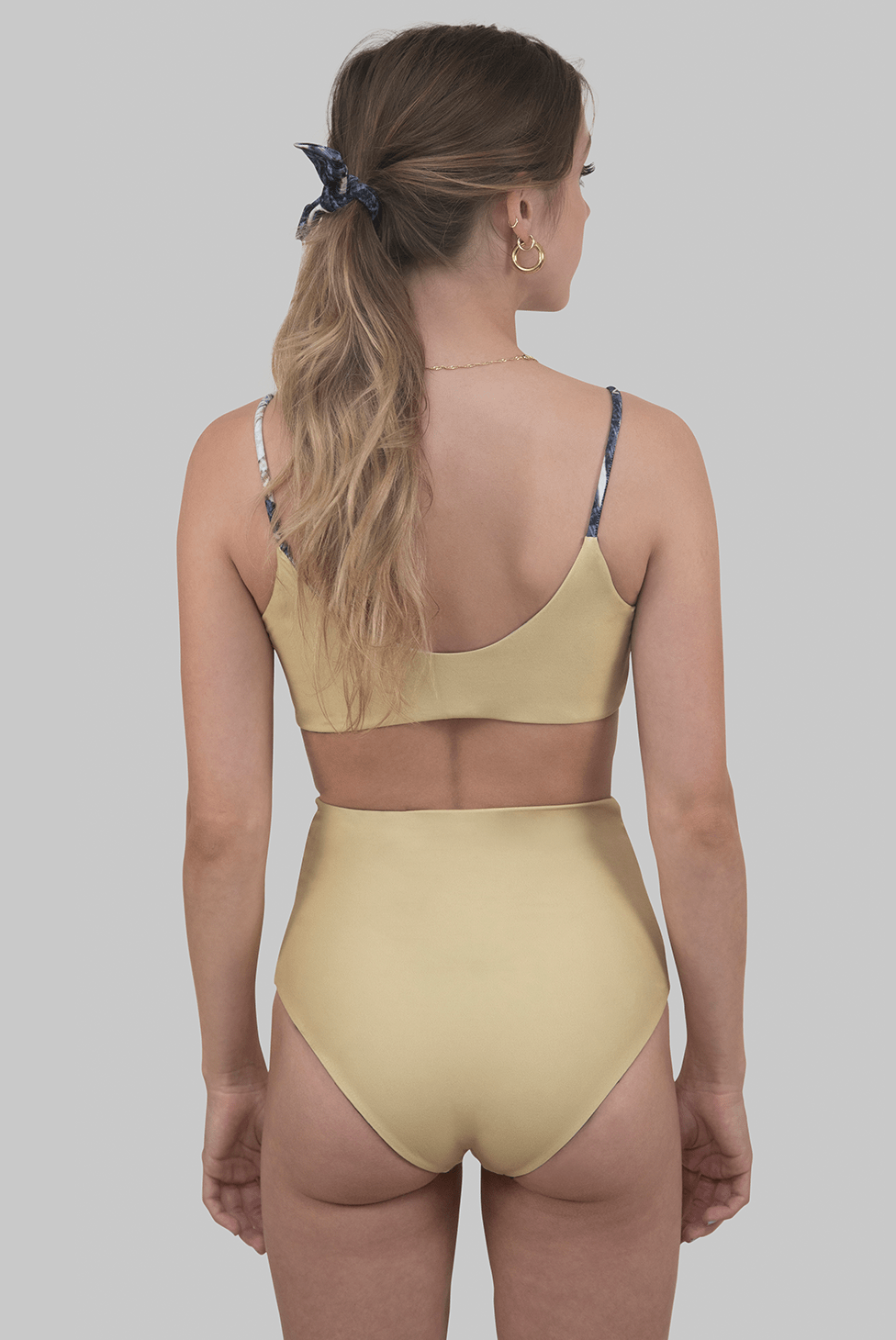 Reverie Reversible High-Waisted Bikini Bottom