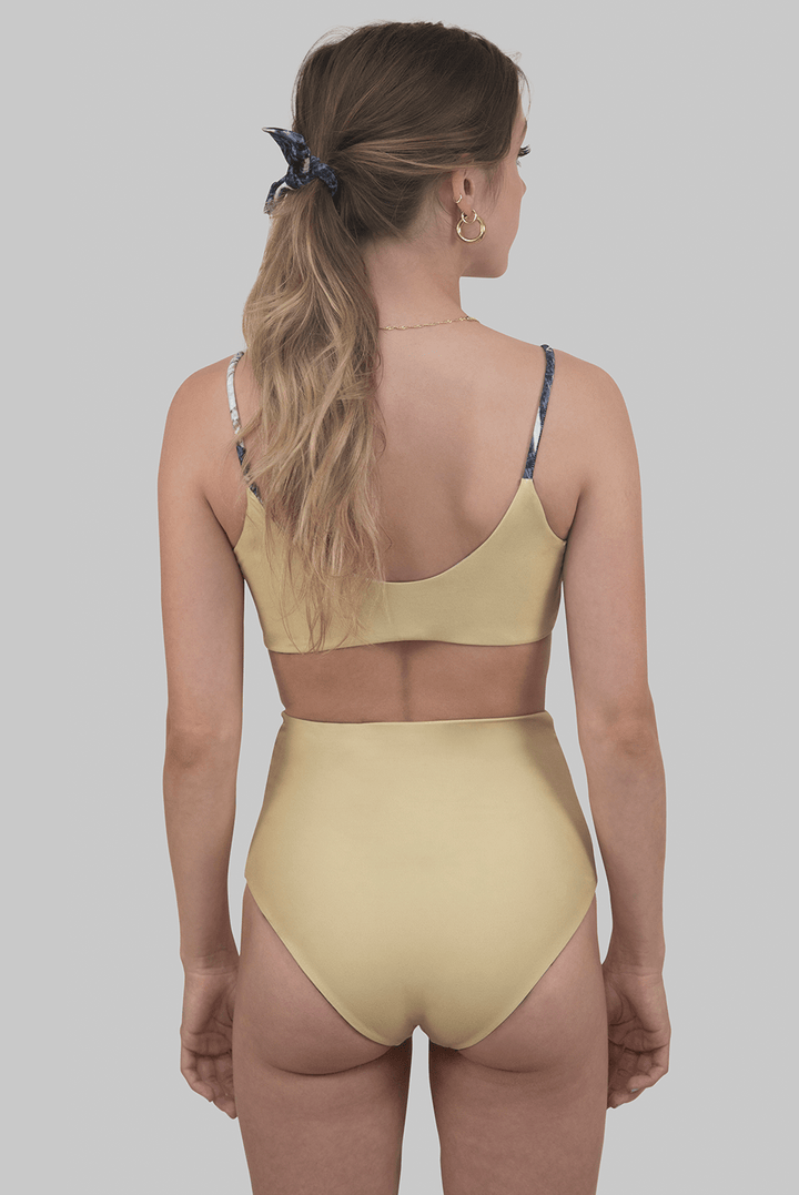 Reverie Reversible High-Waisted Bikini Bottom