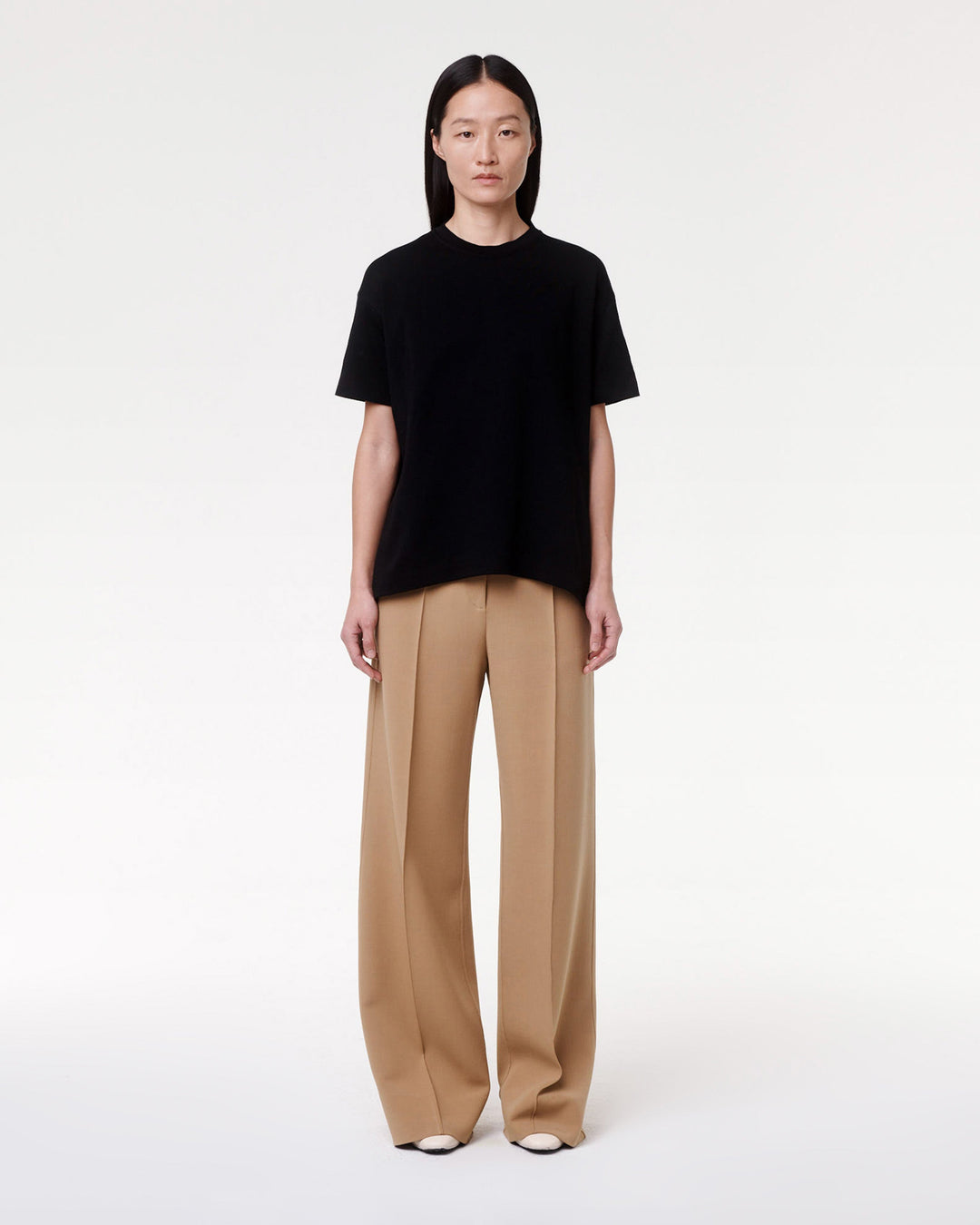 Luxe Seamed Short Sleeve