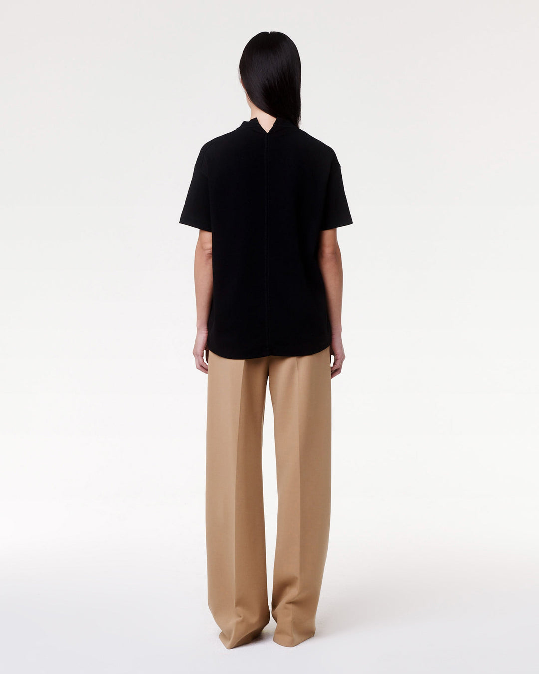 Luxe Seamed Short Sleeve