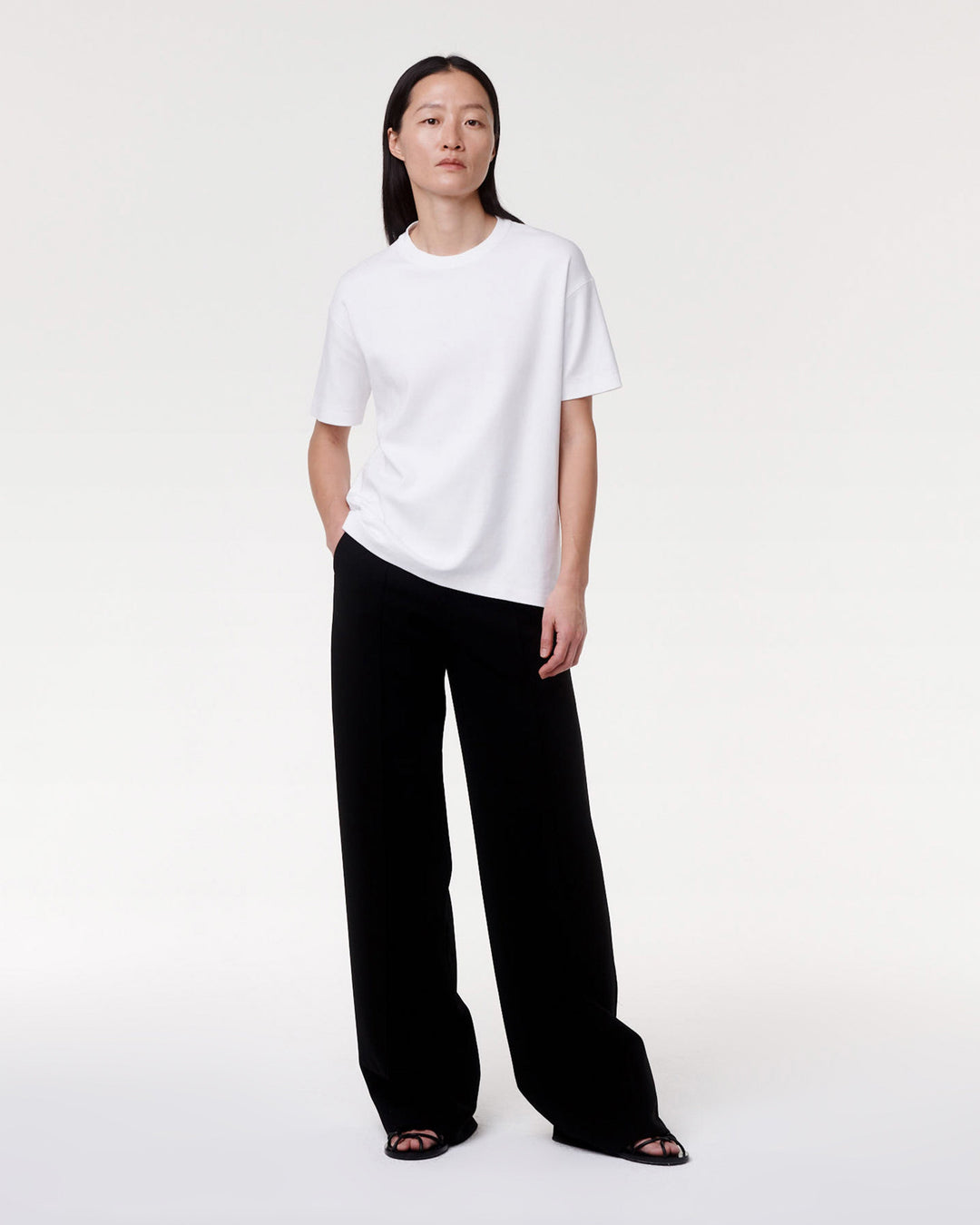 Luxe Seamed Short Sleeve
