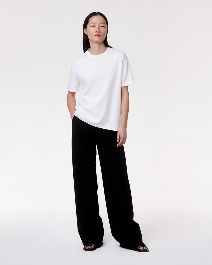 Luxe Seamed Short Sleeve