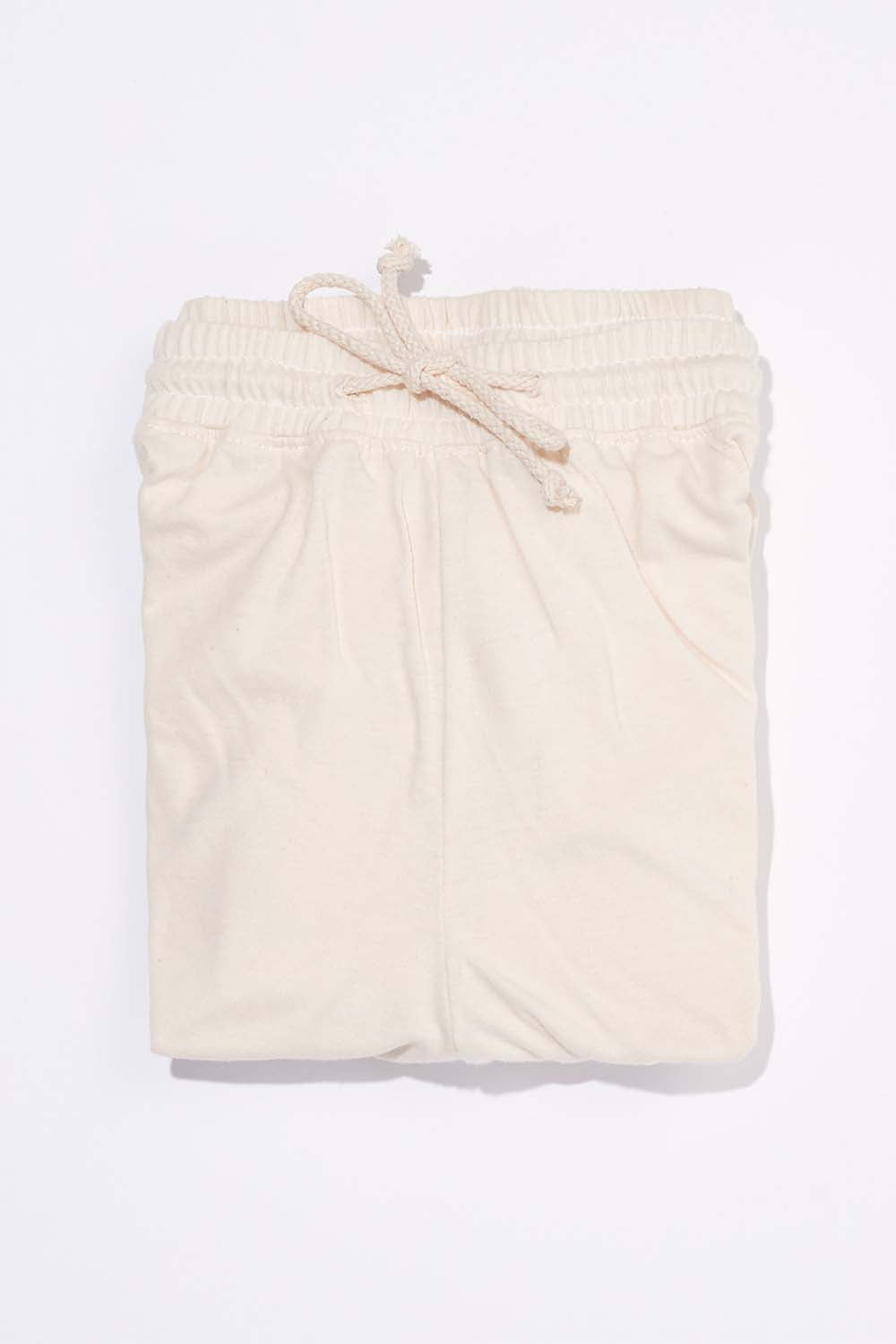 Women's Organic Jogger Pants in Natural