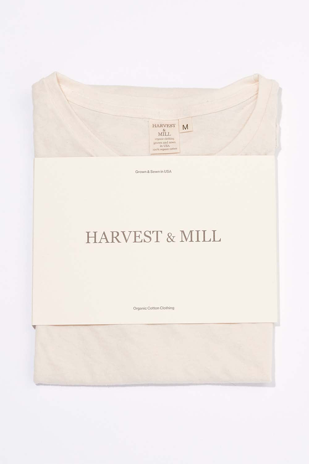 Women's Organic Crew Tee in Natural