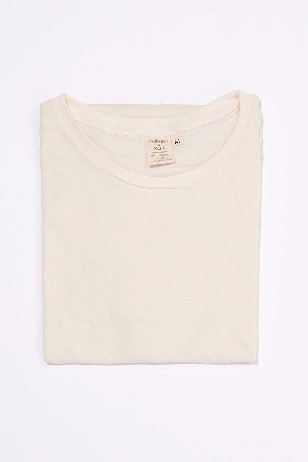 Women's Organic Crew Tee in Natural