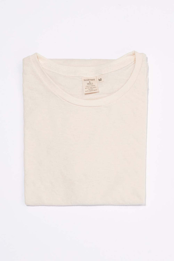 Women's Organic Crew Tee in Natural