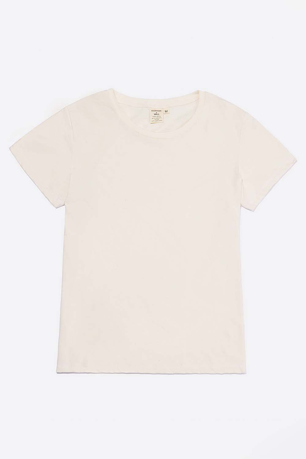 Women's Organic Crew Tee in Natural