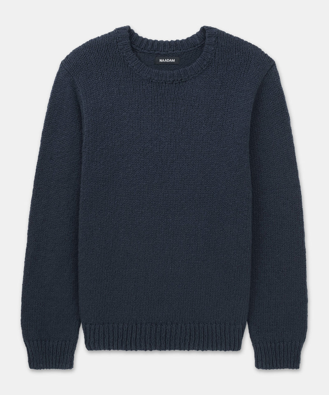 Chunky Cotton Crewneck Sweater