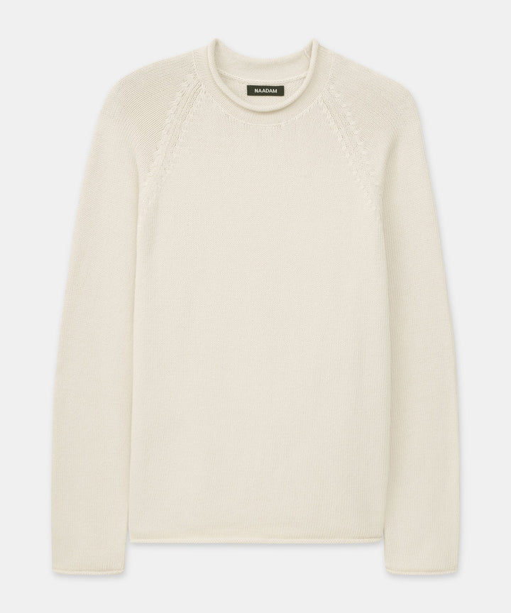 Cotton Relaxed Rollneck Sweater