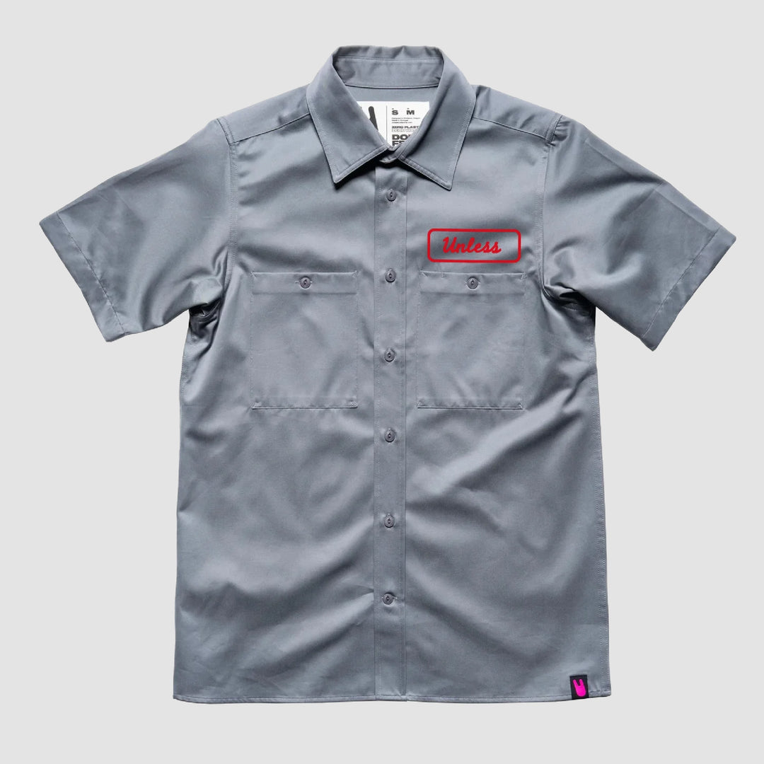 "UNLESS" Printed work shirt