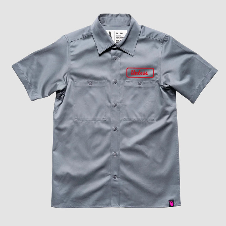 "UNLESS" Printed work shirt