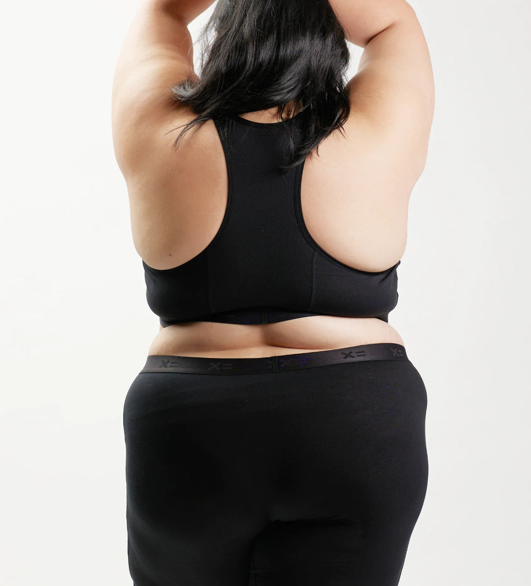 Racerback Soft Bra - X= Black